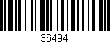 Código de barras (EAN, GTIN, SKU, ISBN): '36494'