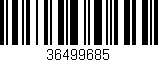Código de barras (EAN, GTIN, SKU, ISBN): '36499685'