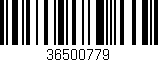 Código de barras (EAN, GTIN, SKU, ISBN): '36500779'