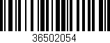 Código de barras (EAN, GTIN, SKU, ISBN): '36502054'
