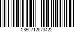 Código de barras (EAN, GTIN, SKU, ISBN): '3650712876423'