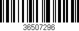 Código de barras (EAN, GTIN, SKU, ISBN): '36507296'