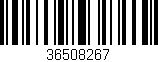 Código de barras (EAN, GTIN, SKU, ISBN): '36508267'