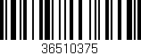 Código de barras (EAN, GTIN, SKU, ISBN): '36510375'