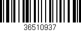 Código de barras (EAN, GTIN, SKU, ISBN): '36510937'
