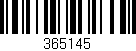 Código de barras (EAN, GTIN, SKU, ISBN): '365145'
