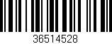 Código de barras (EAN, GTIN, SKU, ISBN): '36514528'