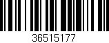 Código de barras (EAN, GTIN, SKU, ISBN): '36515177'