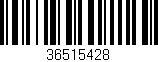 Código de barras (EAN, GTIN, SKU, ISBN): '36515428'