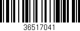 Código de barras (EAN, GTIN, SKU, ISBN): '36517041'