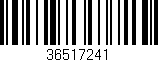 Código de barras (EAN, GTIN, SKU, ISBN): '36517241'