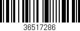 Código de barras (EAN, GTIN, SKU, ISBN): '36517286'