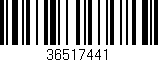 Código de barras (EAN, GTIN, SKU, ISBN): '36517441'