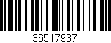 Código de barras (EAN, GTIN, SKU, ISBN): '36517937'