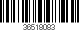 Código de barras (EAN, GTIN, SKU, ISBN): '36518083'