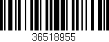 Código de barras (EAN, GTIN, SKU, ISBN): '36518955'