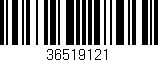 Código de barras (EAN, GTIN, SKU, ISBN): '36519121'