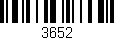 Código de barras (EAN, GTIN, SKU, ISBN): '3652'