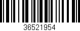 Código de barras (EAN, GTIN, SKU, ISBN): '36521954'