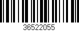 Código de barras (EAN, GTIN, SKU, ISBN): '36522055'