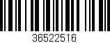 Código de barras (EAN, GTIN, SKU, ISBN): '36522516'