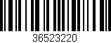 Código de barras (EAN, GTIN, SKU, ISBN): '36523220'