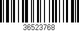 Código de barras (EAN, GTIN, SKU, ISBN): '36523768'