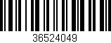 Código de barras (EAN, GTIN, SKU, ISBN): '36524049'