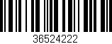 Código de barras (EAN, GTIN, SKU, ISBN): '36524222'