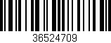 Código de barras (EAN, GTIN, SKU, ISBN): '36524709'