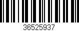 Código de barras (EAN, GTIN, SKU, ISBN): '36525937'