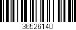 Código de barras (EAN, GTIN, SKU, ISBN): '36526140'