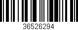 Código de barras (EAN, GTIN, SKU, ISBN): '36526294'
