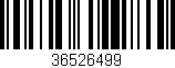 Código de barras (EAN, GTIN, SKU, ISBN): '36526499'