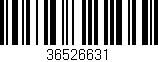 Código de barras (EAN, GTIN, SKU, ISBN): '36526631'
