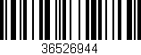 Código de barras (EAN, GTIN, SKU, ISBN): '36526944'