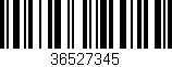 Código de barras (EAN, GTIN, SKU, ISBN): '36527345'