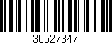 Código de barras (EAN, GTIN, SKU, ISBN): '36527347'