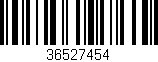 Código de barras (EAN, GTIN, SKU, ISBN): '36527454'