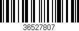 Código de barras (EAN, GTIN, SKU, ISBN): '36527807'