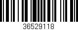 Código de barras (EAN, GTIN, SKU, ISBN): '36529118'