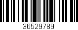 Código de barras (EAN, GTIN, SKU, ISBN): '36529789'