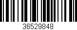 Código de barras (EAN, GTIN, SKU, ISBN): '36529848'