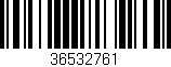 Código de barras (EAN, GTIN, SKU, ISBN): '36532761'