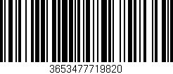Código de barras (EAN, GTIN, SKU, ISBN): '3653477719820'