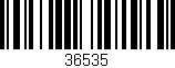 Código de barras (EAN, GTIN, SKU, ISBN): '36535'