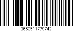 Código de barras (EAN, GTIN, SKU, ISBN): '3653511779742'
