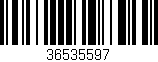Código de barras (EAN, GTIN, SKU, ISBN): '36535597'