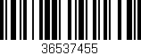Código de barras (EAN, GTIN, SKU, ISBN): '36537455'