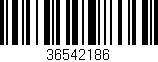 Código de barras (EAN, GTIN, SKU, ISBN): '36542186'